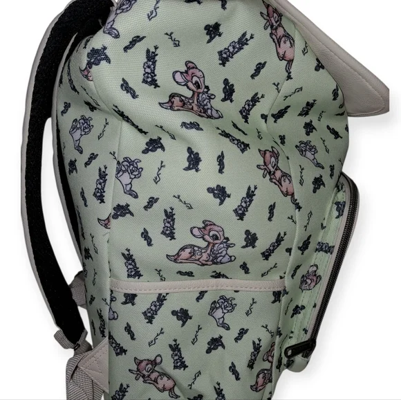 Loungefly Disney Bambi & Thumper Floral Slouch FULL SIZE Backpack - Picture 4 of 7